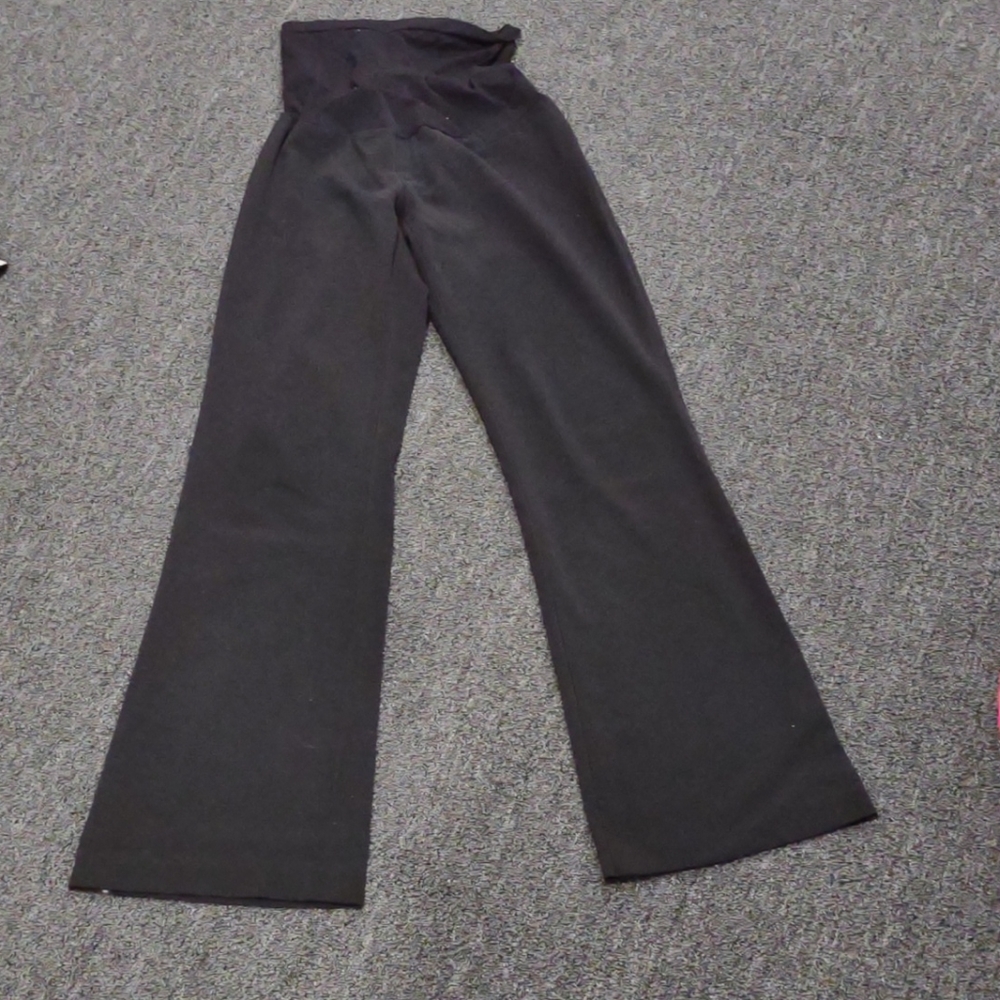 Black maternity dress pants